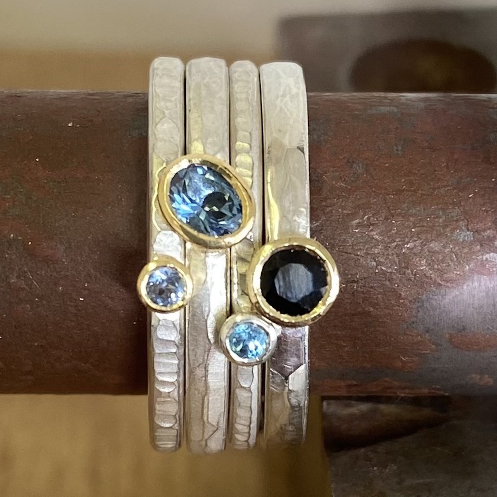 Icy Stacking rings